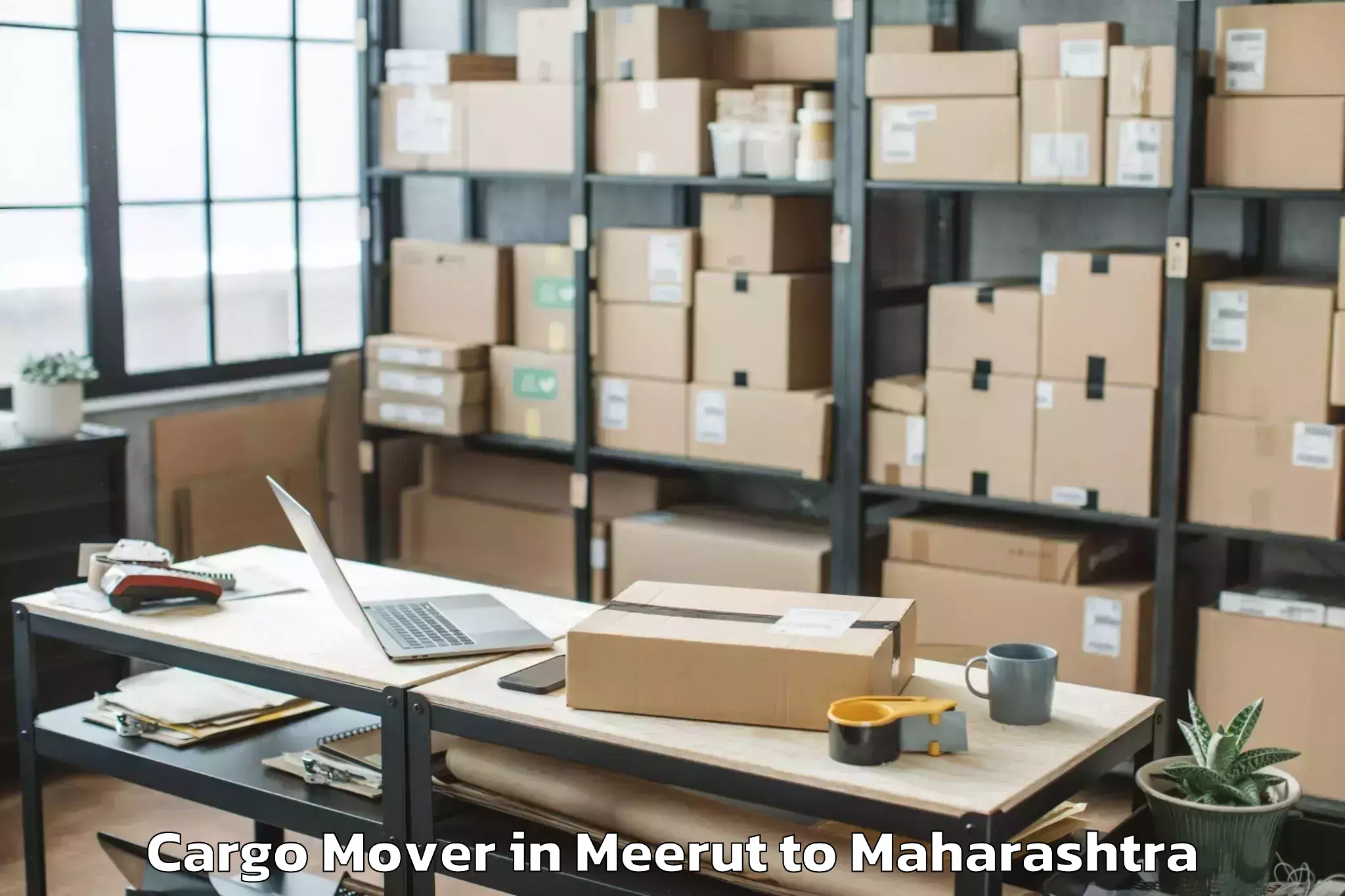 Top Meerut to Tuljapur Cargo Mover Available